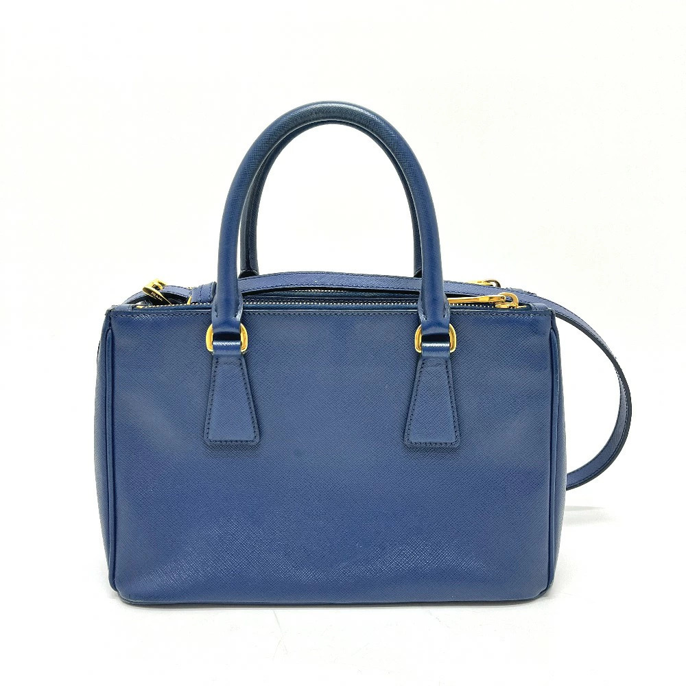 Prada Blue Galleria Crossbody Saffiano Shoulder Triangle Handbag Bag